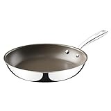 Redchef Keramik Pfanne 24 cm Titanium Keramikbeschichtung Bratpfanne Induktion, Antihaft Tri-ply Edelstahl Pfanne Für Alle Herdarten, PTFE-frei PFOA-frei PFAS-frei, Ofen-Sicher, Spülmaschinengeeignet