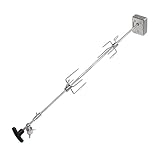 TAINO Drehspieß Platinum 4+2 6+2 Black 4+1 6+1 Grillspieß 220-240V Motor Universalspieß Rotisserie Spieß für Gasgrill Grillwagen BBQ Zubehör Set