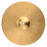 Hasaller Schlagzeug-Becken aus Messing, alle Fähigkeitsstufen, Crash-Becken, Crash-Ride-Becken, Bassdrum, Percussion-Ersatz, traditionelles Finish, Messing für Trommel (40,6 cm)