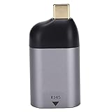 Typ-C-Gigabit-RJ45-Netzwerk-Port-Adapter, Gehäuse aus Aluminiumlegierung, Android OS X