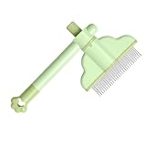 Tierhaarentfernungskamm, feine Zähne, sanft, bequem, rutschfest, Hundehaarbürste, für Bad, Dusche, drinnen und draußen, Welpen, Kätzchen, Massage, Zuhause