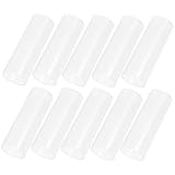 FRCOLOR 10 Stück Teiliges Batterie Isolierhülsen aus hitzebeständigem Kunststoff zylindrischer Akkuhalter zur sicheren Batteriefixierung und Wärmeschutz geeignet für Akkus und