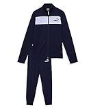 PUMA Boy's Poly Suit Cl B Track Suit,Blau (Peacoat), 140
