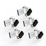 【GIGASTONE】 USB 32GB 5 stück, OTG 2 in 1 USB Stick, Z50 USB 3.2 Gen 1, Dual USB C und USB A, Metal Style, zuverlässig, Langlebig, Kompatibel mit USB 2.0 / USB 3.0 / USB 3.1 Schnittstelle