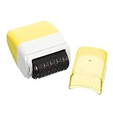 GRADENEVE Vertraulichkeitssiegel Datenschutz Rollstempel Stempel Fürs Büro Vertraulicher Rollenstempel Sicherheitsstempelrolle Sichtschutzrollenstempel Mit Tinte Bürostempel Abs Yellow