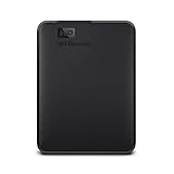 WD Elements Portable externe Festplatte 2 TB (mobiler Speicher, USB 3.0-Schnittstelle, Plug-and-Play, für Windows formatiert) Schwarz