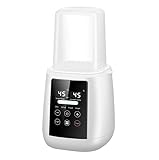 HyAdierTech Flaschenwärmer Baby, 9-in-1 Multifunktion Sterilisator für Babyflaschen, Babykostwärmer mit Temperatur und Nachtlicht, Schnell Erhitzen &Warmhalten, Abtauung, Für Flaschen & Babynahrung