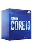 Intel® Core™ i3-10100F Desktop-Prozessor, 4 Kerne, bis zu 4,3 GHz, ohne Prozessorgrafik, LGA1200 (Chipsatz der Intel® 400er Reihe), 65 W