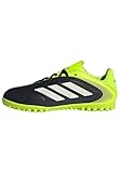 adidas Unisex Kinder COPA Pure III Club Turf Football Boots Kids, Core Black/Cloud White/Lucid Lemon, 29 EU