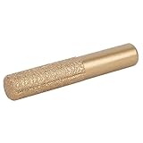 TARSHYRY Router Gebissen Mit Geradliniger, Strahlender Bits Goldener, Gefärbter Gerader Schaft Mit Einem Geraden Router -Bit für Quarzstein Marmor -Nahmmesser (12,7 * 13,5 * 75 mm)