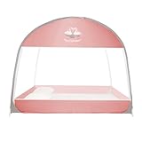 Bed GNAT NET - Mesh Net Canopy | Bettnetz mit Doppeltür, tragbares Netz, Queen-Size-Bettnetze, faltbares Betthimmel, Betthimmel, für, Mädchen, Waldnetze