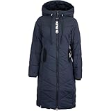 khujo Aribay Light Women Jacket Winterjacke Mantel (DE/NL/SE/PL, Alphanumerisch, S, Regular, Regular, navy)