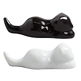 Cabilock 2St Essstäbchenhalter graceling küchenarmatur küchenzubehör armaturen küche küchenaccessoires Katzenstift Futterspender Plüsch Haustier Stäbchen ruhen Essstäbchenständer