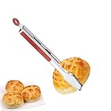 Koch-/Grillzange, Steak-Servierzange, lange Buffet-Werkzeuge, hitzebeständige Grillwerkzeuge zum Braten, Grillen, Kochen, Mehrzweck-Küchenhelfer für den Innen- und Außenbereich