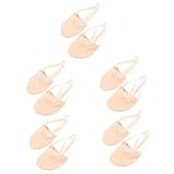 Veemoon 5paare Balletttanzschuh Zehenpolster Socken Für Tänzer Weiche Und Atmungsaktive Fußschutzpolster Für Ballett Und Yoga