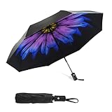 SY COMPACT Reise-Regenschirm, winddicht, automatisch, direkt aus dem Werk, hohes Preis-Leistungs-Verhältnis, Sonnenschirm, UV-Schutz