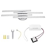 NinGYiYan Deckenleuchte Nordic Modern LED Deckenleuchte Home Office AC85-265V für die Dekoration des Schlafzimmers Wohnzimmer Cafe Restaurant (weißes Licht)