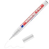edding 751 Lackmarker - Rundspitze 1-2 mm - Lackstift zur Markierung und Beschriftung von Metall, Glas, Stein oder Kunststoff - hitzebeständig, permanent, wisch- und wasserfest