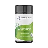Euro Nutrador Artemisinin | 150 hochdosierte Kapseln mit Artemisia Annua Extrakt – 100 mg (4:1) Artemisinin Extrakt pro Kapsel | Gentechnik-, gluten- und allergenfrei
