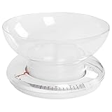 Salter 811 WHWHDR Retro Mechanische Küchenwaage - Analog Traditionelle Waage Bis 3kg Mit Tare-Funktion, Keine Batterien, BPA Frei Spülmaschinenfest Schüssel, Gut lesbares Nadelanzeige Zifferblatt