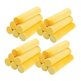 CLISPEED 40 Stück Jumbo Straßenkreide für Kinder Abwaschbare Multifunktionskreide Extra Dicke Kreide für Tafel und Gehwege Großes Kreideset für Drinnen und Draußen Gelb