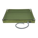 Tragbare Duschwanne – 80 cm faltbare Duschwanne mit abnehmbarem Ablauf, wasserdichte Duschwanxne für -Außenduschen im Innenbereich | für, Camping, Reisen, Zuhause, Badezim