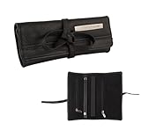 Zerimar Schmuckkasten | Schmuckkasten Leder | Schmuckrolle Rise | Leder Schmuckrolle Reise | Schmuckkasten Damen | Massnahmen: 19x16.5 cm