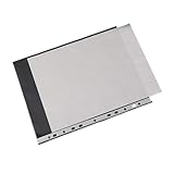 Transparente Klarsichthüllen, 11 Löcher, transparent, gelocht, für A4-Dokumente, Blätter, Bürobedarf für Aktenpapier, 100 Stück