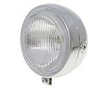 Scheinwerfer rund verchromt für Maxi Mofa, Moped