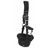 Amesbichler Reitsport HorseGuard Maulkorb Fressbremse für Pferde mit Teddyfleece Polster, Größenvielfalt