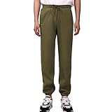 HOTIAN Herren Warme Jogginghose Winter Fleece Herren Hose Thermo Gefütterte Jogginghose Lange Sportleggins Mit Taschen Freizeithosemit Kordelzug