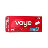 Voye Mint 4mg | Nikotinkaugummi | Nicotin | Unterstützt die Raucherentwöhnung | Rauchen aufhören | Kaugummis mit frischem Mintgeschmack (96 Stück)