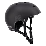 K2 Skate Varsity Helmet Unisex – Erwachsenen Skatehelm — Black — 30G4220, Schwarz, M (55 - 58cm)