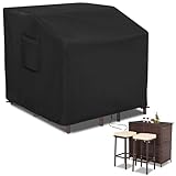 Wasserdichte Abdeckung für Blumenbank, 600D Oxford für den Außenbereich, für Schuppen, lichtbeständig, Küchenschrankabdeckung, 104,1 cm L x 96,5 cm T x 101,6 cm H, langlebig und wetterfest