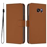 Handyhülle Leder für Galaxy S7 Edge, Wallet Kartenfach Standfunktion Klappbar Flip Case PU Leder Magnetische Hülle Bumper Schutzhülle mit Kameraschutz Lederhülle Kompatibel mit Samsung Galaxy S7 Edge