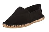 Sommerlatschen Espadrilles, schwarz, vollgummiert, NEU, Unisex, SL1402, Größe 47