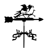 HHRFCS Wetterfahnen aus Metall, Wildtier-Wetterhahn, Wetterfahne, Windrichtungsanzeige für Gartendekoration, Dach im Freien, Windfahne, Hofdekoration, professionelles Messwerkzeug