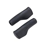 BBB Cycling Mamba Lenkergriffe - Dual-Density-Kraton-Gummi - Fahrradgriffe mit rutschfestem Design - 130mm Schwarz - BHG-100