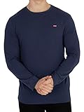 Levi's Herren Long-Sleeve Original Housemark Tee T-Shirt, Cotton + Patch Dress Blues, M
