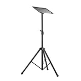 RICOO Beamer Ständer höhenverstellbar CZ0900 Stativ für Projektoren & Laptops klappbarer Projektor Stand Standfuß mit Ablage mobiler Beamerständer für Zuhause & Büro Tripod Halterung universal