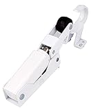 Amig - Türstopper - Hydraulische Türschließer - Hergestellt aus Aluminium - Maße: 108 x 32 mm - Ideal für Türbremse, Türstopper oder Türdämpfer - Farbe: Weiß - Maximales Gewicht 40 kg
