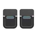 Fangxuee 2 STK. Tragbarer Unsichtbarer Laptop-Ständer für Laptap Aluminium-Basisstützwerkzeuge Mini Aluminium Laptop Füße Heber Selbstklebender Faltbarer Laptop-Kühlsockel Geeignet für 12-17 Lapt