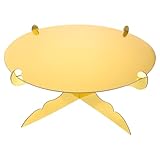 Veemoon 2 Stück Rundes Kuchenpapier Ständer Party Tortenständer aus Papier Dessert Präsentationsständer für Geburtstagsfeiern Hochzeiten und Taufen