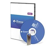 CMS IntelliCAD PE Plus | Professionelle CAD-Software für 2D-Zeichnungen und 3D-Modelle, kompatibel mit .dwg-Dateien | Perpetuelle Lizenz | Installationsdateien auf DVD und USB-Lizenzschlüssel