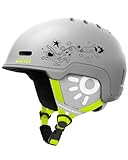 OutdoorMaster Kinder Skihelm, Snowboardhelm für Jungen & Mädchen, Robuste PC-Schale & EPS-Schaum, 12 Belüftungsöffnungen, Verstellbarer Schneesporthelm, Zertifizierter Schneesport- und Snowboardhelm