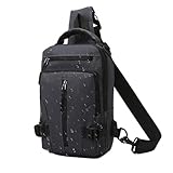 Eoixuqba Umhängetasche für Wandern | wasserdichte Tasche mit Diebstahlsicherung | Schultergurt für den Alltag – für Wandern, Camping, Fitnessstudio, Angeln, Alltag, Arbeitsplatz, Reisen, Sport
