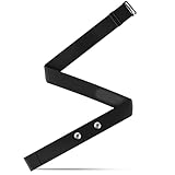 Verstellbarer Pulsgurt Elastisch 70cm bis 115cm, ELEPRUC Cardio-Gürtel, Pulsmesser Brustgurt, Herzfrequenz Brustgurt Kompatibel mit Garmin, Wahoo, Polar H10/H9, Coospo, Magene, Bryton, Livlov