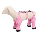 2025 Hosenträgerstiefel, weiche Hundeschuhe, Pfotenschutz, wasserdichte Hundestiefel mit Hosenträgern, verstellbare Hundeschuhe, Haustierschuhe für Outdoor, Spaziergänge, Wandern, Regen