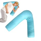 Stillkissen Schwangerschaftskissen V-förmiges Schwangerschaftskissen zum Schlafen Schwangerschaftskissen Schwangerschaftskissen Weiches Abnehmbares Kissen Artikel