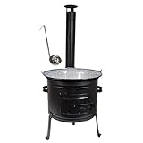 Set Ungarischer Ofen 39 +Gulaschkessel 30 Liter + GRATIS Schöpflöffel Gulaschkanone Suppenkessel